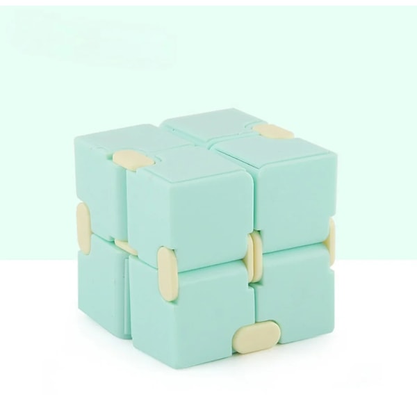 Pusselkub Hållbar Utsökt Dekompressionsleksak Infinity Magic Cube För Vuxna Barn Fidget Leksaker Antistress Ångest Skrivbordsleksak green
