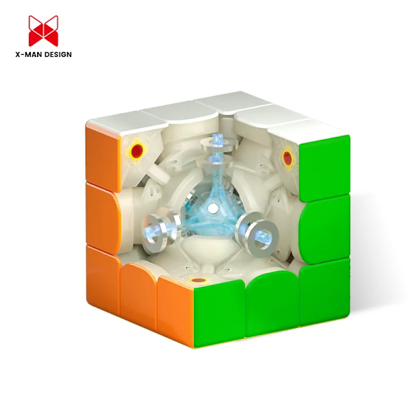[Ecube] X-Man Tornado V3 3X3 Stickerless Professionell Speed Magic Cube För Tävling 3X3X3 Kub Pussel Pedagogisk Leksak Pioneer Version