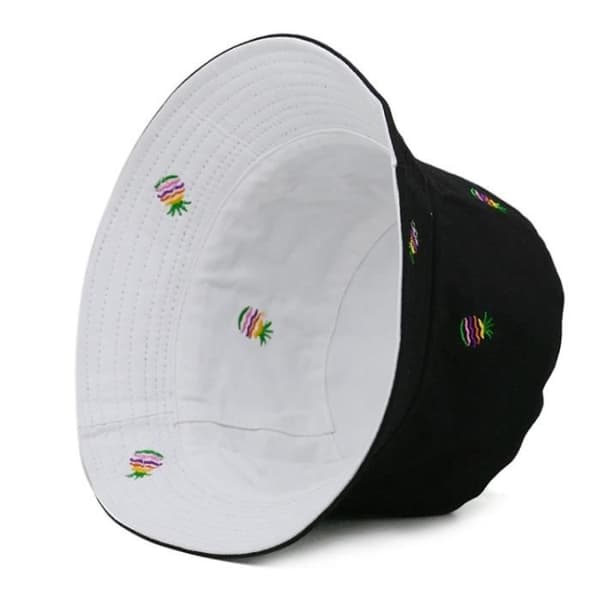 Bob Hatt - Trendig - Vändbar - Anti-Uv - Vikbar - Bomull Polyester black and white