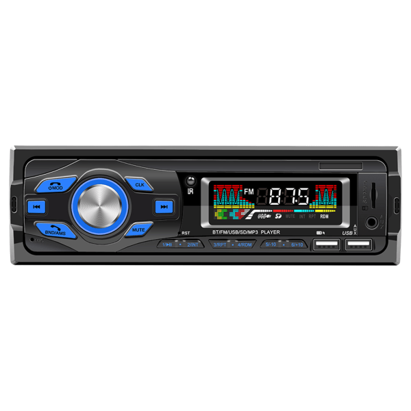 Bluetooth bilradio stereoafspiller med håndfri opkald og stemmestyring