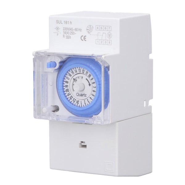 24 Hour Mechanical Timer Waterproof Programmable 24h Time Switch for Outdoor AC230V