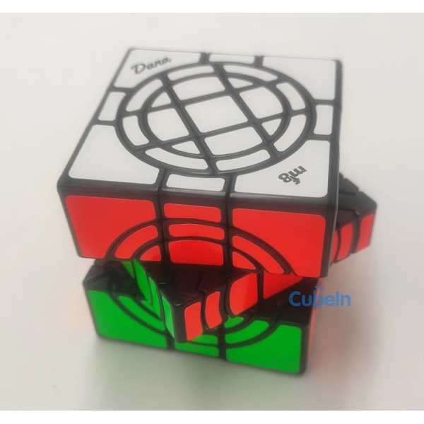 Mf8 Double Crazy 3X3 Kub Stickerless Svart Rosa Begränsad Utgåva För Samling Presentidé Jul Födelsedag Black