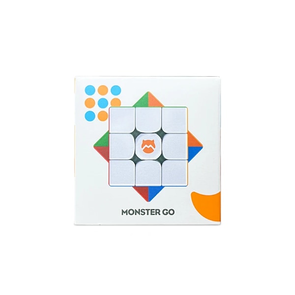 [Picube] Monster Go Edu 3X3 V2 M Magnetisk Magisk Speed Cube Stickerless Professionella Leksaker Edu V2M Cubo Magico Pussel Monster Go EDU 3X3