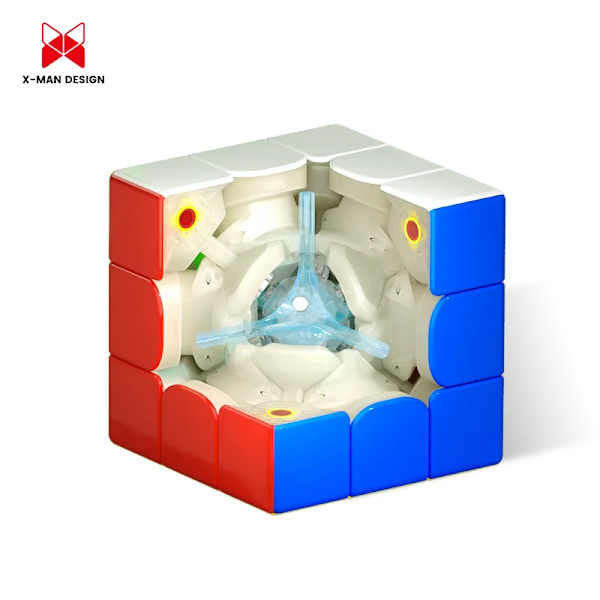 [Ecube] X-Man Tornado V3 3X3 Stickerless Professionell Speed Magic Cube För Tävling 3X3X3 Kub Pussel Pedagogisk Leksak Flagship Version