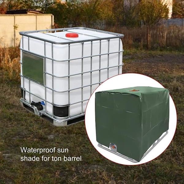 IBC Tankskydd, Vattentankskydd, 1000L Behållare Solskyddsskydd, 210D Oxford Tygtäckning[772]