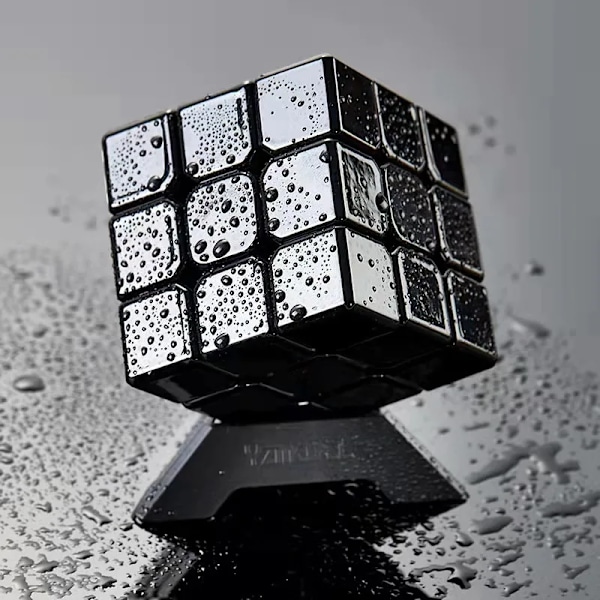 3X3 Legering Dekompressions Magisk Kub Metall Obegränsad Hastighet Spel Kub Rubix Pussel Cubo Magico Fidget Leksaker Antistress Barnleksaker Red