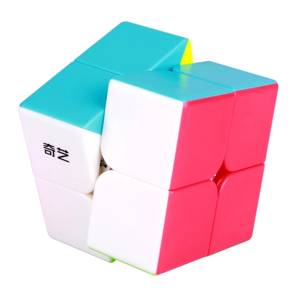 Qy Toys 2X2 Magic Cube Professionell 2X2 Kub Pussel Kuber För Barn Speed Cube Utbildningsleksak Ungersk Kub Qy קוביות הונגריות stickerless