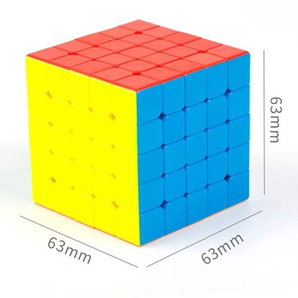 Magiska Kuber Professionell Pyraminx Pussel Leksaker Rubix Kub Hastighet 3X3 Pyramid Magisk Kub As Pic 5x5x5