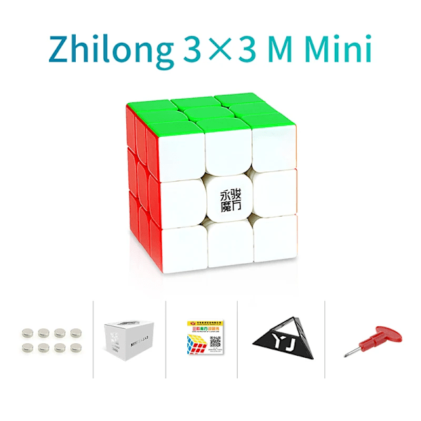Yj Zhilong Mini 3X3 M 4X4 M 5X5 M Magnetiska Speed Cubes Liten Storlek Zhilong Magico Cube Magnetisk Kub Pussel Leksaker Zhilong 3x3 Multi