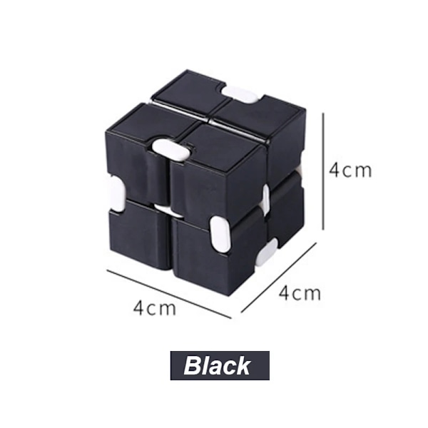 4Cm Pussel Kub Fidget Leksaker Hållbar Utsökt Stressreducerande Leksak Infinity Magic Cube För Vuxna Barn Antistress Ångest Leksak Gåva NO.3559