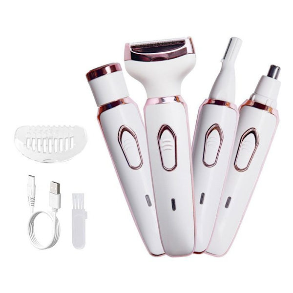 Elektrisk kroppsrakapparat, intimtrimmer, intimrakapparat, epilator för intimområden