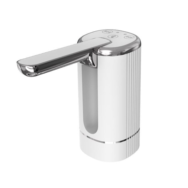 Vikbar Automatisk Vattendispenser För Hemmet, Vattenflaskpump, Knappkontroll, Dispenser-Svart