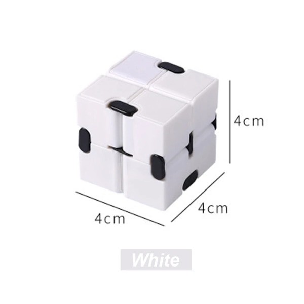 4Cm Pussel Kub Fidget Leksaker Hållbar Utsökt Stressreducerande Leksak Infinity Magic Cube För Vuxna Barn Antistress Ångest Leksak Gåva NO.3558