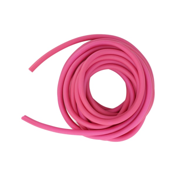 Q4070 5M Naturlatexgummi Tube Stretch Elastiskt Tube Utomhus Jakt Ersättningsband Rosa