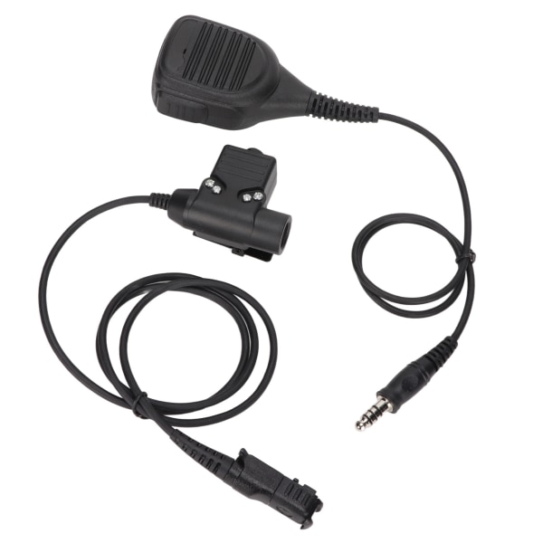 Axelmikrofon 7,1 mm plugg Walkie Talkie-högtalarmikrofon med U94 PTT för MOTOROLA XiR P6600 P6620 DP2400 MTP3250 DEP550