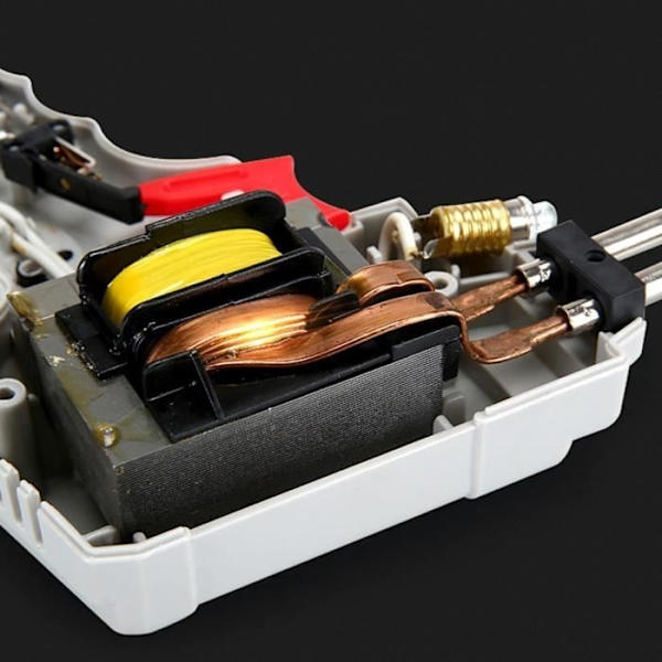 Vit - 100W Automatisk Elektrisk Lödkolv, Eu-kontakt, Tennpistol, Belysning, Snabb Uppvärmning Reparationsstation, Fi