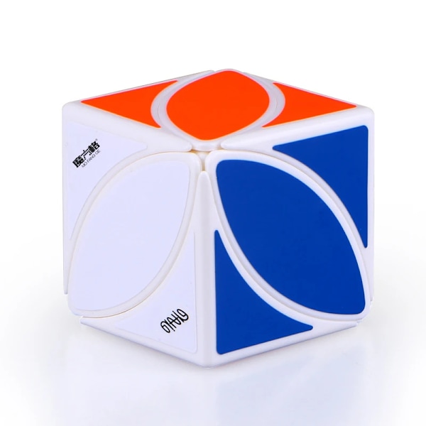 Professionell Sticker Magic Cube Bas Startpaket 3X3X3 4X4X4 5X5X5 Megaminx Speed Twist Pussel Magic Cube För Barn FY-White