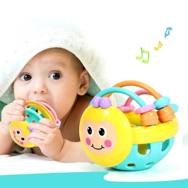 Babyskallra - Zgeer - Mjuk gummiskallra - Flerfärgad - 0 månader - Plast Multicolored