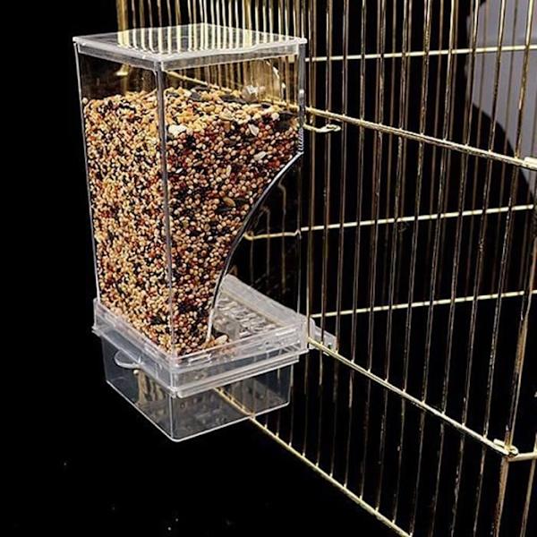 Automatisk fågelmatare - Duokon - Stänksäker - Akryl - 18,5X8,5X7,5Cm