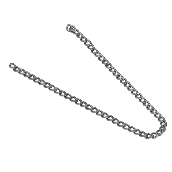 Curb Chain 10 Meter DIY Göra Koppar Dekorativa Smycken Curb Chain för Halsband Armband Anklets Silver Black