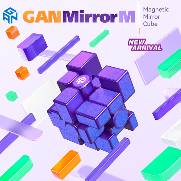 Mirror M Uv Cube 3X3 Magnetisk Magisk Speed Cube Professionell Gjuten Belagd 3X3 Mirror Cube Fidget Leksaker Cubo Magico Pussel mirror M UV