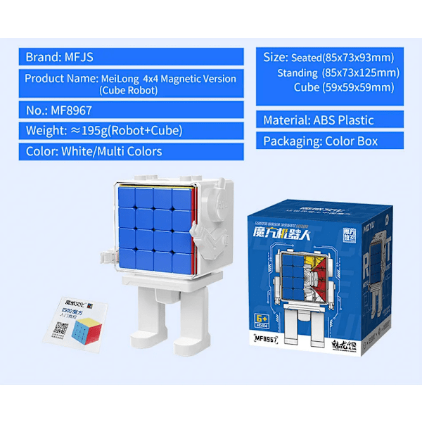 Magisk Kub Robot 2X2 3X3 4X4 5X5 Magnetisk Och Icke-Magnetisk Version Professionella Pusselleksaker För Barn Cubo Magico 4x4  MAGNTEIC