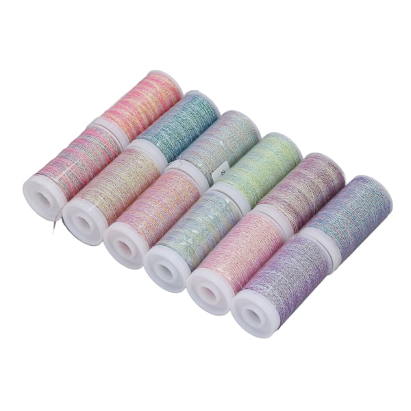 12 kpl vahattu lanka värikäs kaunis vahattu polyesterinauha korujen valmistukseen kirjonta käsin kudonta