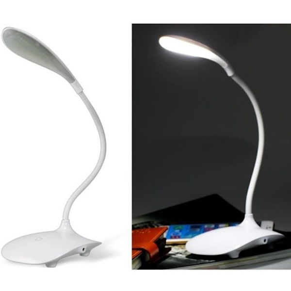 Vinsic 3-Nivåers USB Touch LED Skrivbordslampa - Vit - Metall, Plast - Inomhus - Elektrisk White