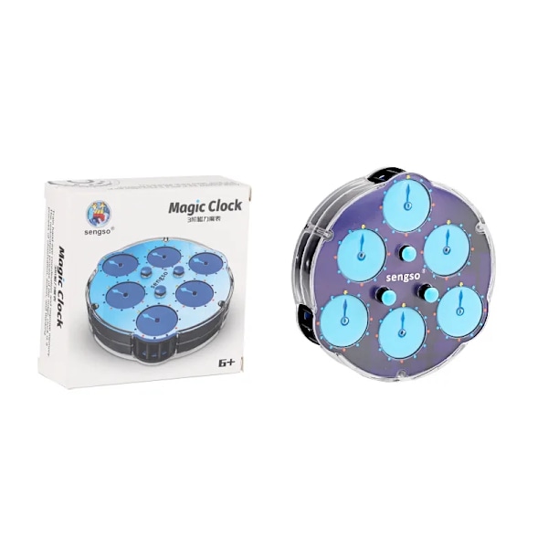 Shengshou 4X4 Magnetisk Magisk Klocka Shengshou Klocka 3X3 5X5 Stressreducerande Leksaker Fidget Leksak Barnpresenter 4x4 Clock