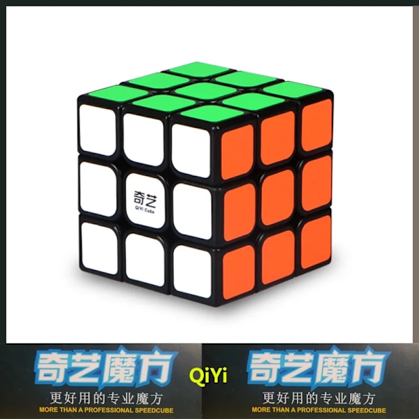 Speed Magic Cube 2X2X2 3X3X3 4X4X4 5X5X5 Pussel Svarta Klistermärken Kuber Utbildning Lärande Cubo Magico Leksaker För Barn Sail W Black