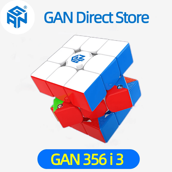 I3 Smart Cube 356I 3X3X3 Magnetisk Speed Cube Stickerlös 3X3 Speed Cube Professionell Magic Cube Pussel Leksaker F i3