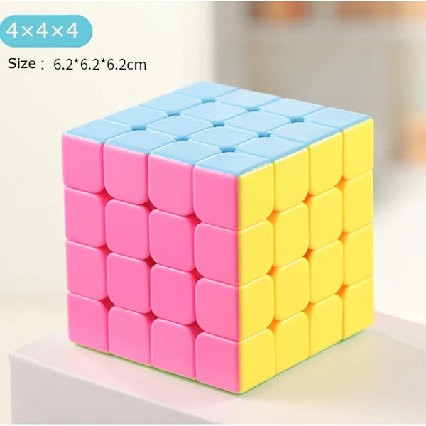 Magiska Kuber Professionell Pyraminx Pussel Leksaker Rubix Kub Hastighet 3X3 Pyramid Magisk Kub As Picture 4x4x4