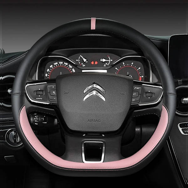 D-formad rattöverdrag för Citroën C3 II III 2009 - 2019 2020 C3 Aircross 2017 2018 2019 2020 2021 Berlingo 3 C4 Picasso 2 PINK