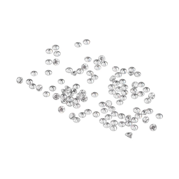 100 kpl läpinäkyviä strassikiviä, miniteroitettu pohja, hienot kristallihelmet tee-se-itse-askartelukorujen vaatteiden koristeluun4mm