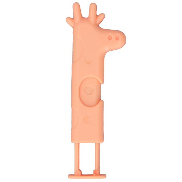Forseglingsclips Stærk klemkraft Fugtsikker giraflook Plastposeclips til madopbevaring Brødposer SnackposeOrange