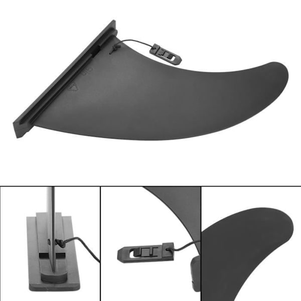 Surfing Accessosy Plast Surf Vatten Våg Fena För Stand Up Paddle Board Surfbräda Tillbehör (9 tum)