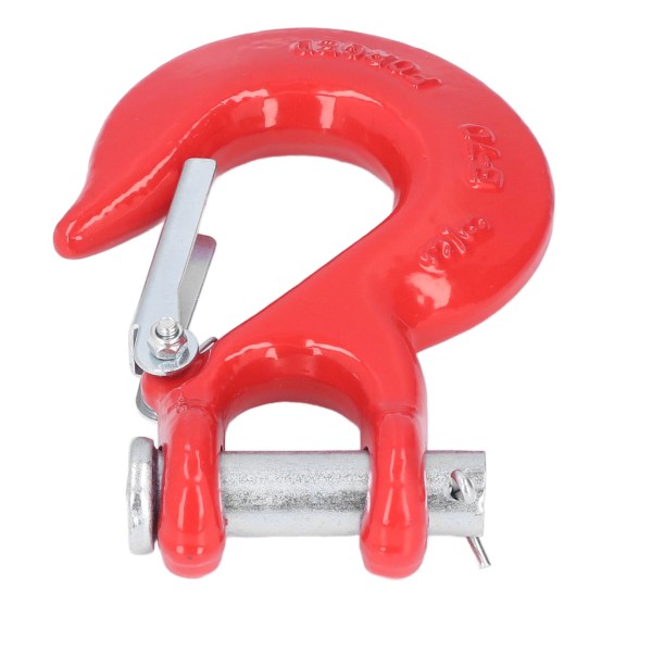 3/8-tommers Clevis Safety Hook Stål 18000lbs Limit Capacity Antirust for Port Off Road Rescue LiftingRød