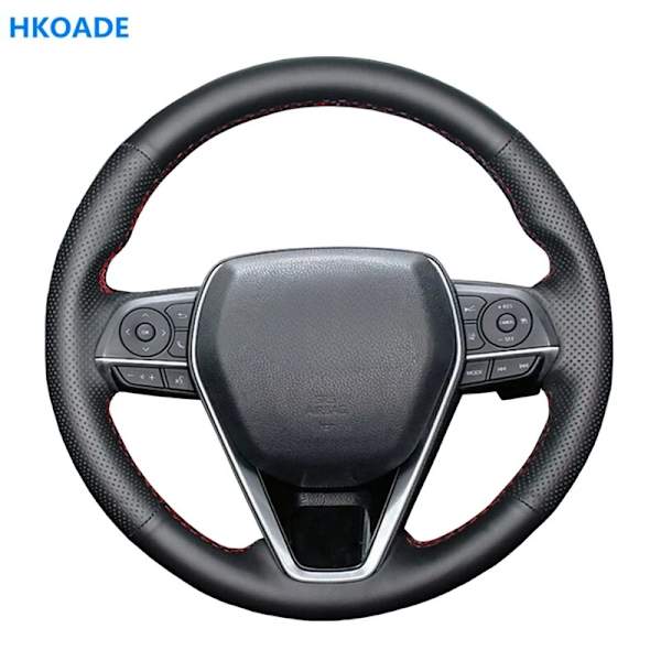 Hige mjuk konstläder rattöverdrag för Toyota Avalon Camry 2018-2019 Corolla 2018-2020 Crown 2018-2019 RAV4 2019