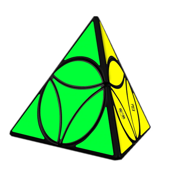 Coin Pyraminx Magic Speed Cube Stickerless Professionella Fidget Leksaker Coin Pyramid Cubo Magico Pussel Stickerless