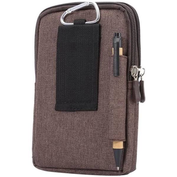 Väska - Noname - Universal - 6,3 tum - Brun - Mjuk Brown