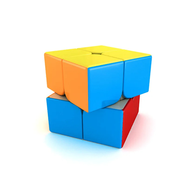 Magiska Kuber Stickerless 2X2 3X3 Professionella Speed Cube Pussel 3X3X3 Smidiga Kuber Pussel Kub Gåva För Barn Utbildningsleksaker 2x2x2 cube