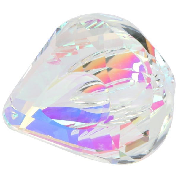 Farverig krystal vedhæng lysekrone prismer hængende ornament dekoration tilbehør 76mm