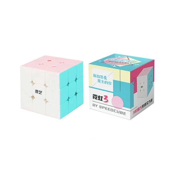 [Picube] Magic Cube Set 2X2 3X3 4X4 5X5 Pyramid Skewb Megaminx Maple Leaf Mastermorphix Speed Cubo Magico För Barn 3x3 neon