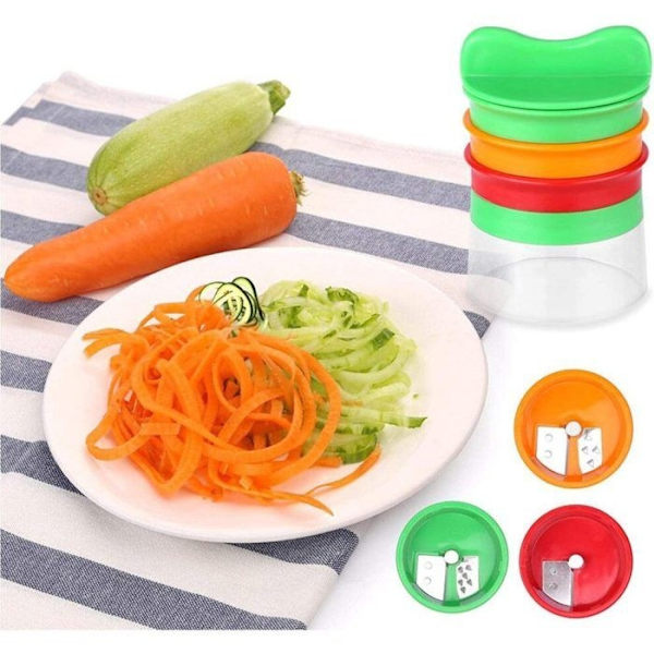 Spiralskärare Handhållen Spiralskärare För Grönsaker Spaghetti Potatis För Sparris Skalare