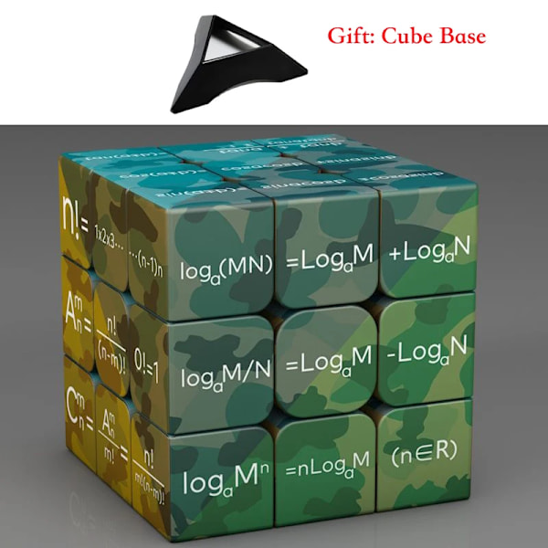 3X3X3 Magisk Puzzle Kub Matematik Kemi Element Fysisk Barn Puzzle Kub Med Bas Magico Cubo Barnpresenter Pedagogiska Leksaker Math2