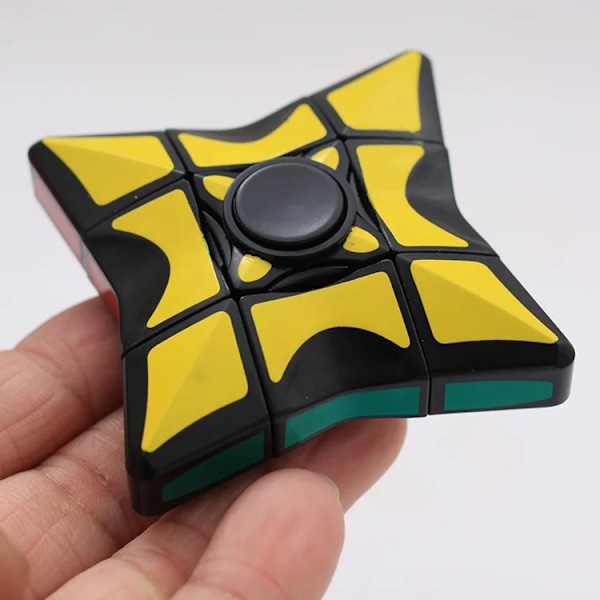 [Ecube] 1X3X3 Finger Hand Spinner Windmill Cube Magic Cube Speed Puzzles Cubes Pedagogiska Pusselleksaker För Barn Leksaker spinner