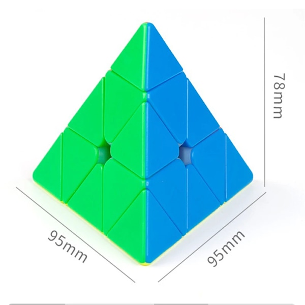 Magiska Kuber Professionell Pyraminx Pussel Leksaker Rubix Kub Hastighet 3X3 Pyramid Magisk Kub Pyramid Cube