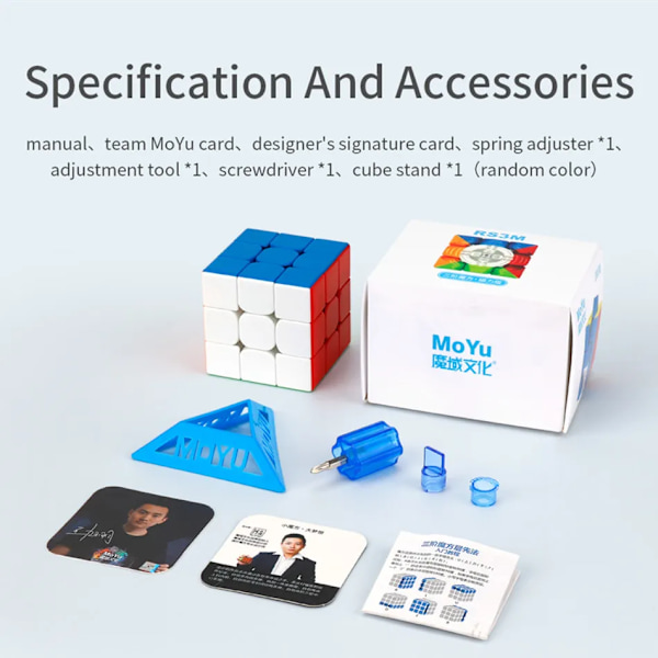 Nyaste Rs3 M Magnetisk 3X3X3 Speed Magic Cube Mf Rs3M Puzzle Cube Magnet 3X3 Magico Cubo Stickerless