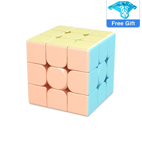 Macaron 2X2 3X3 4X4 5X5 Professionell Speed Rosa Kub Pyraminx 2X2X2 3X3X3 4X4X4 5X5X5 Stickerless Puzzle Magic Cube Macaron 3x3