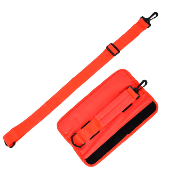 Mini nylon golfkølleholder 3-5 køller holdertaske Golftræningsetui med skulderrem, rød